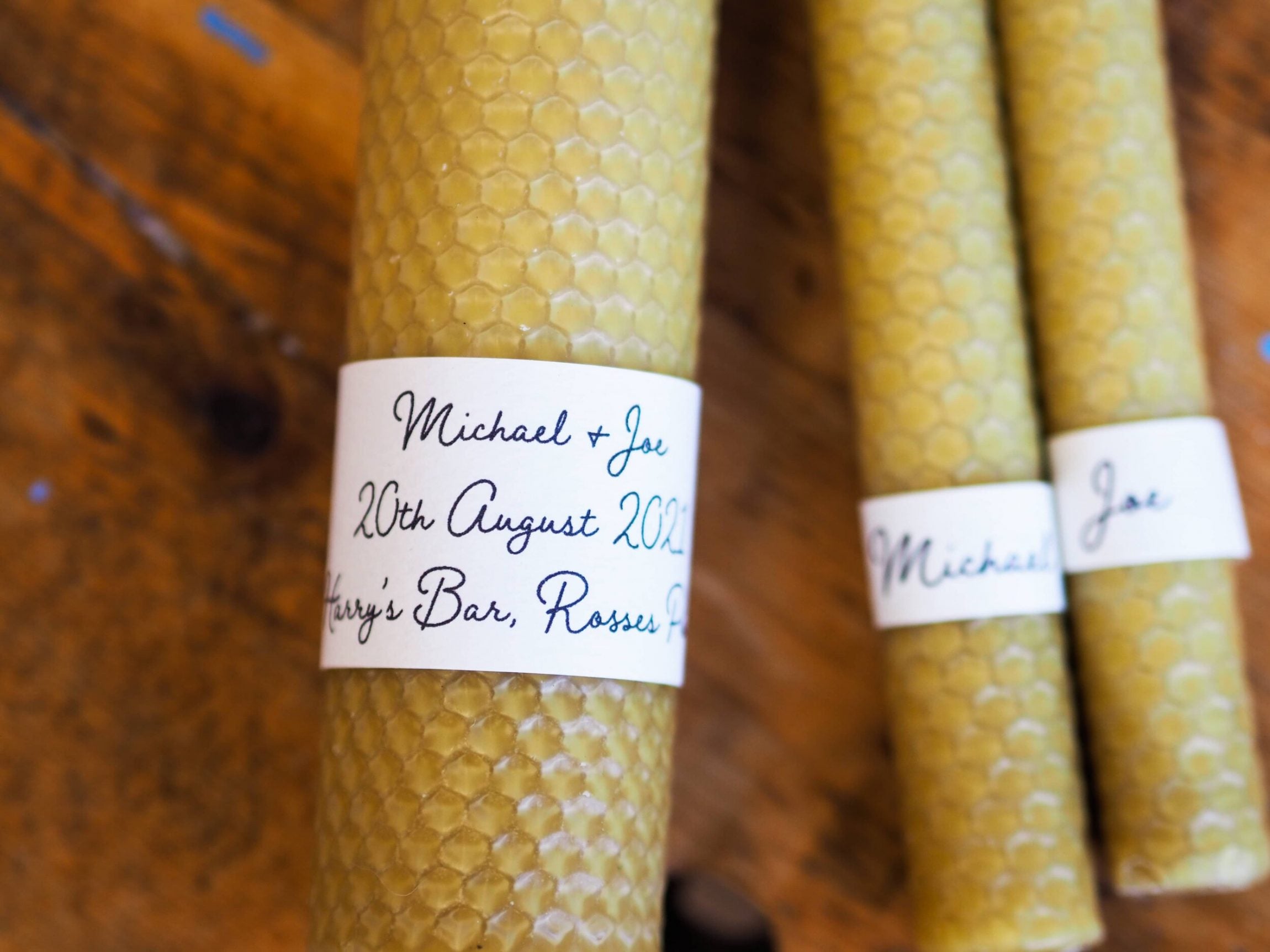 Wedding Unity Candle Set of Three