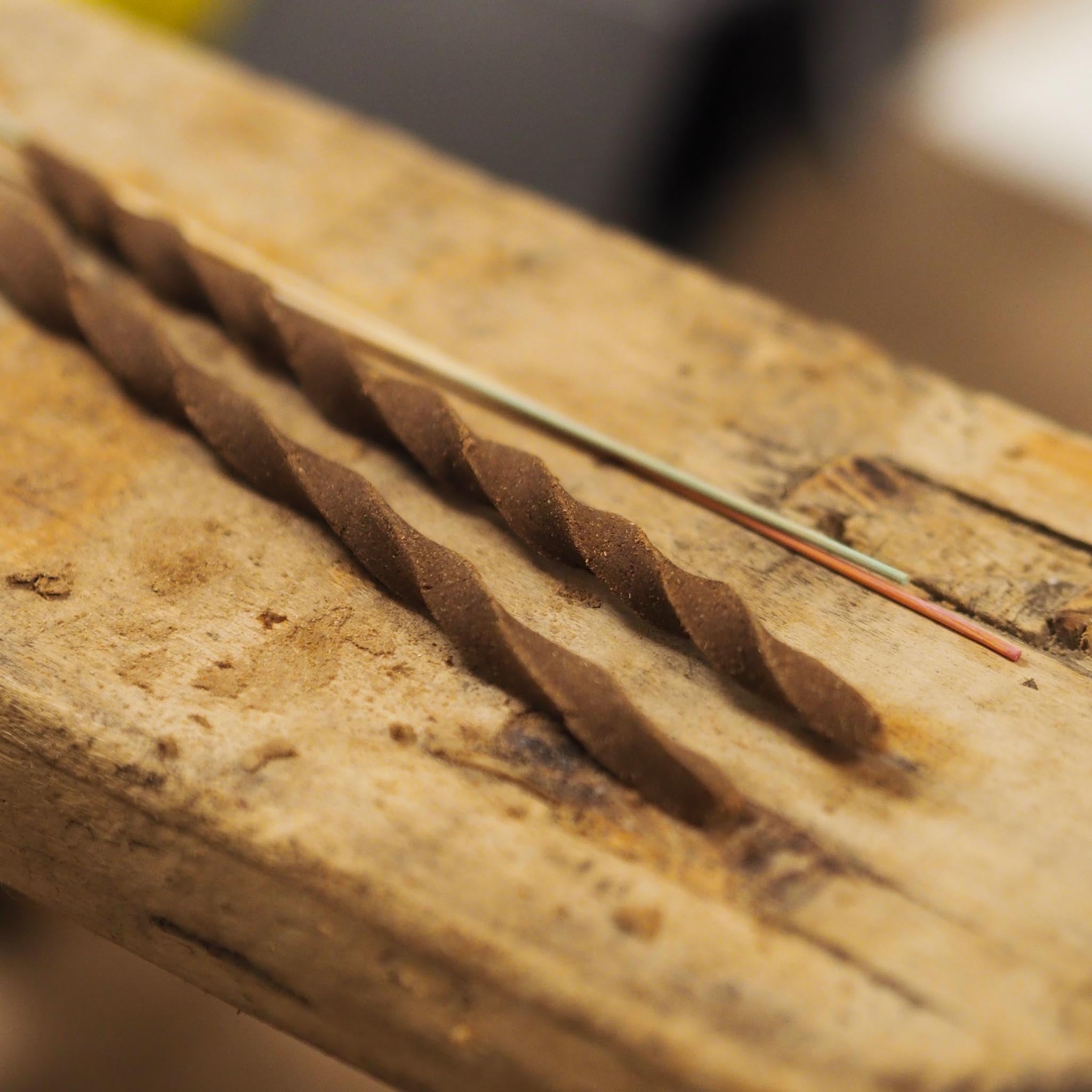 twisted incense stick hand made