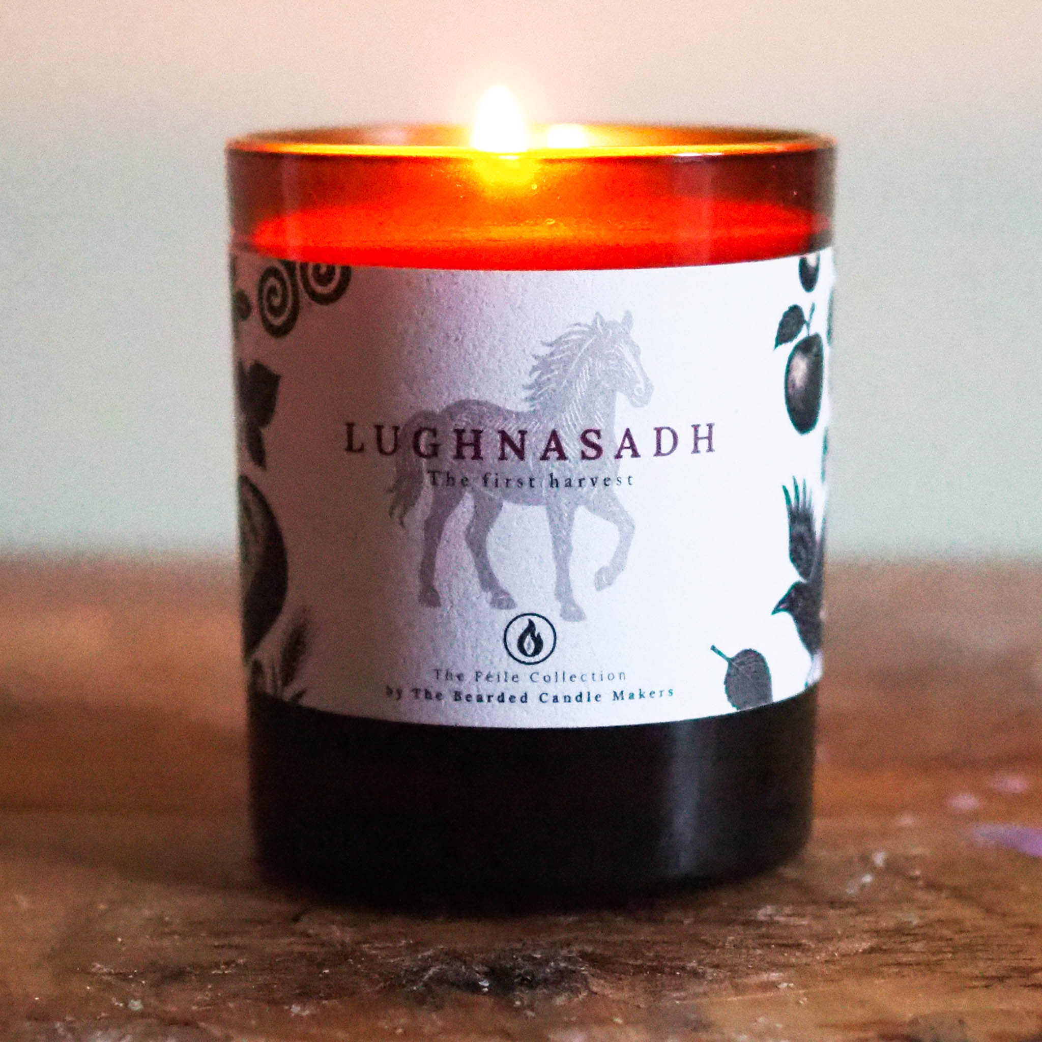 The Fíla Year subscription by The Bearded Candle Makers with eco-friendly Irish candles inspired by the Celtic seasons.