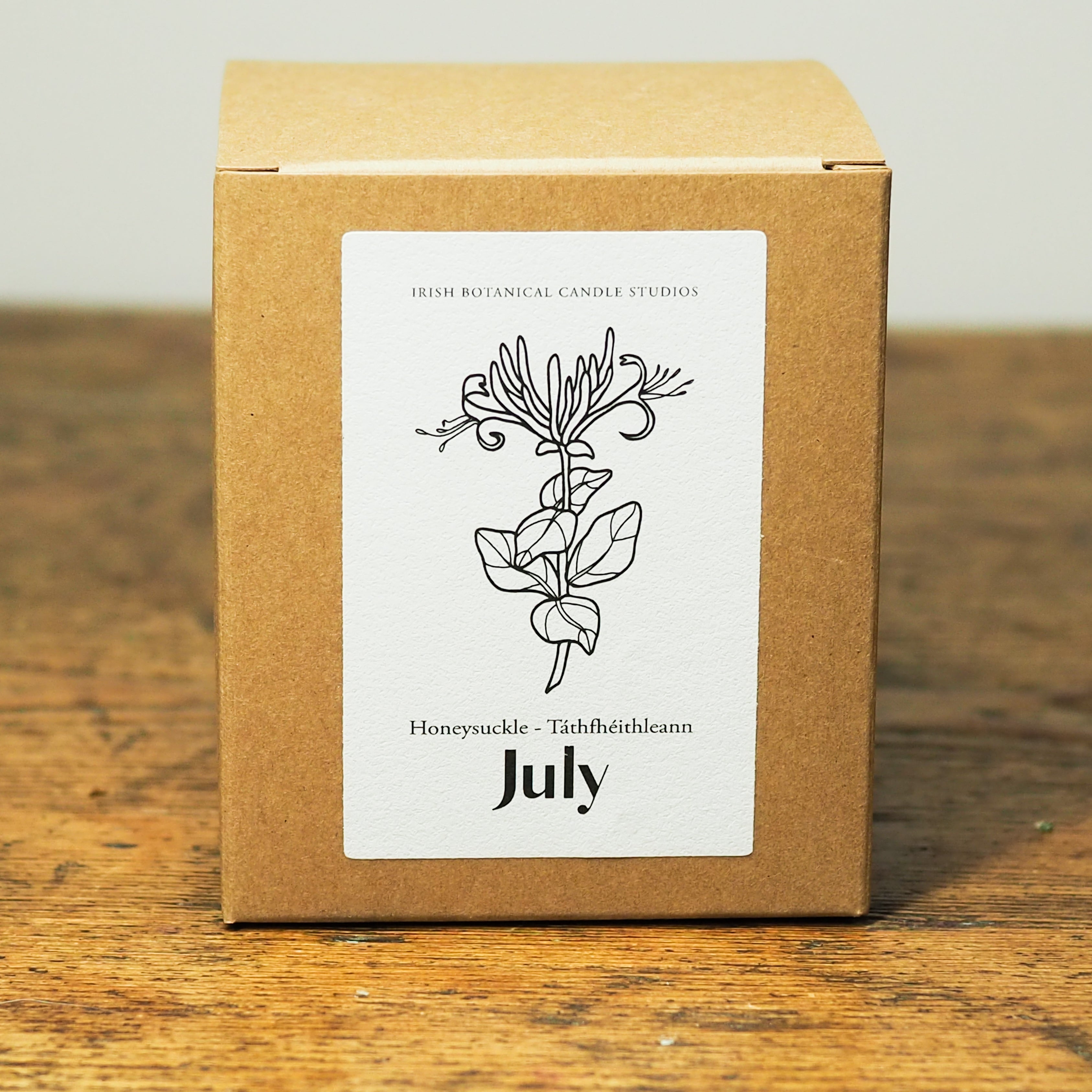 Honeysuckle - July Birth Flower Candle