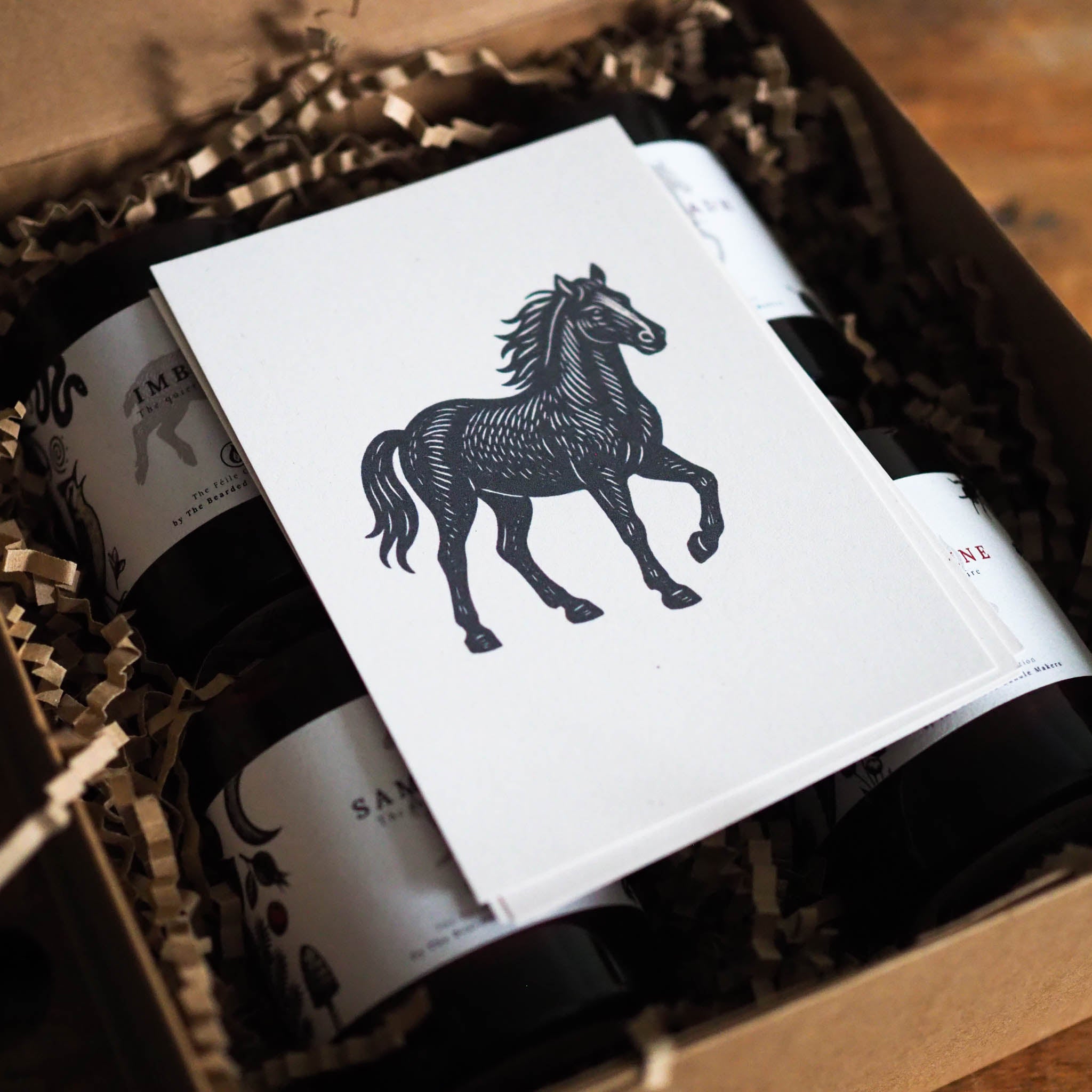 Candle gift box and card