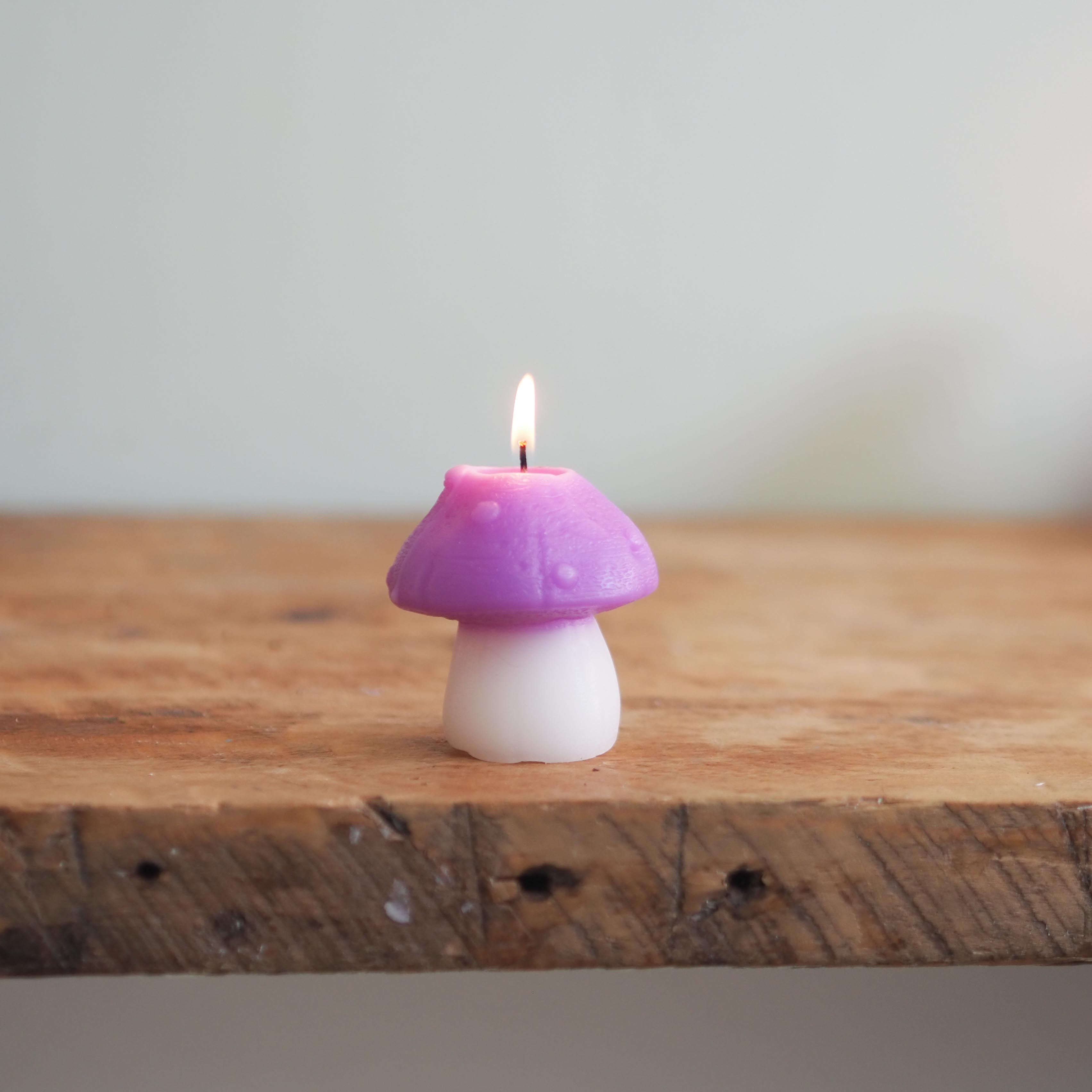 Mushroom Candle - trio