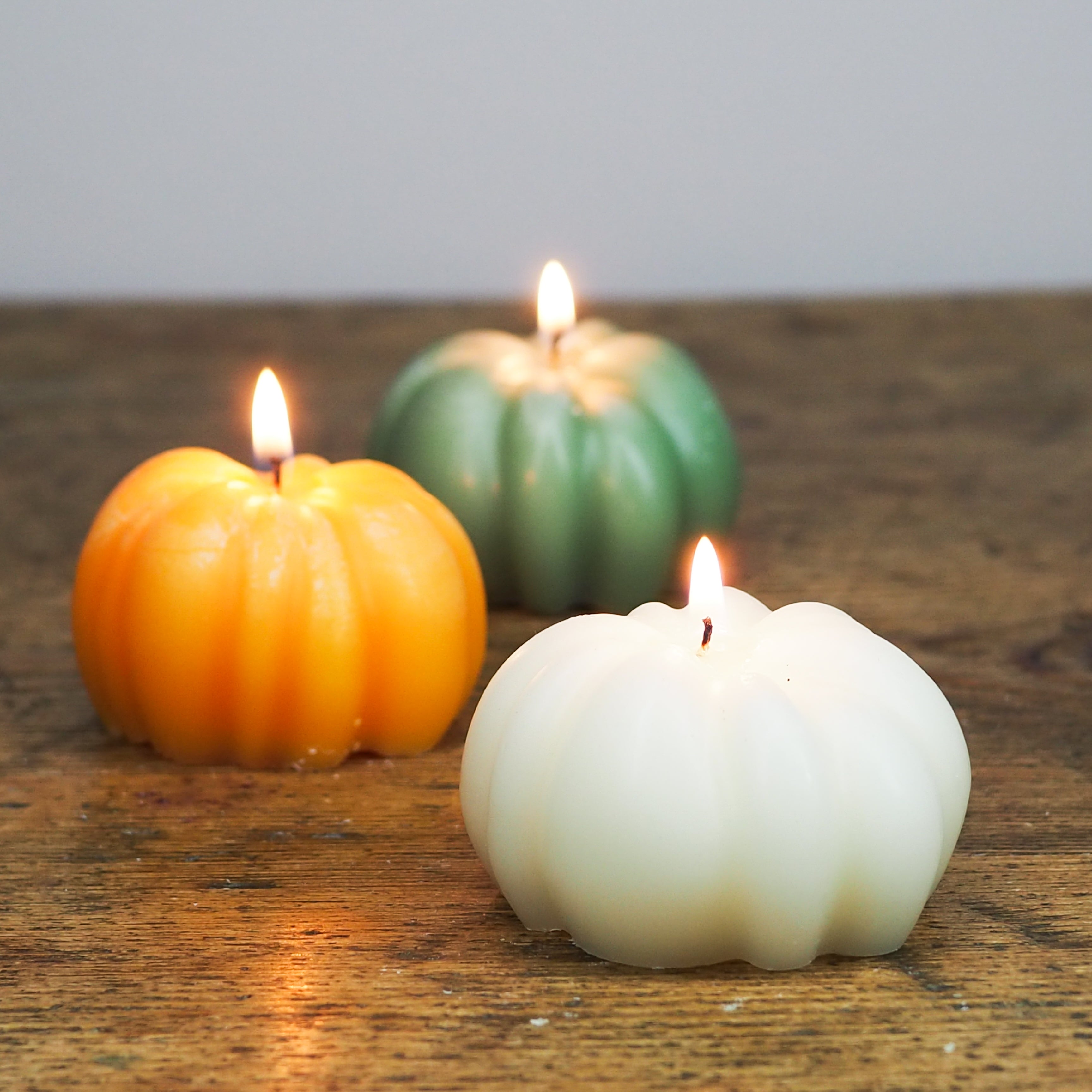 Pumpkin Candle - trio