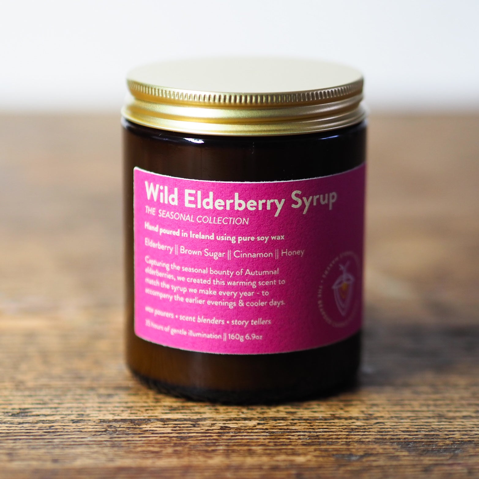 Wild Elderberry Syrup - soy candle