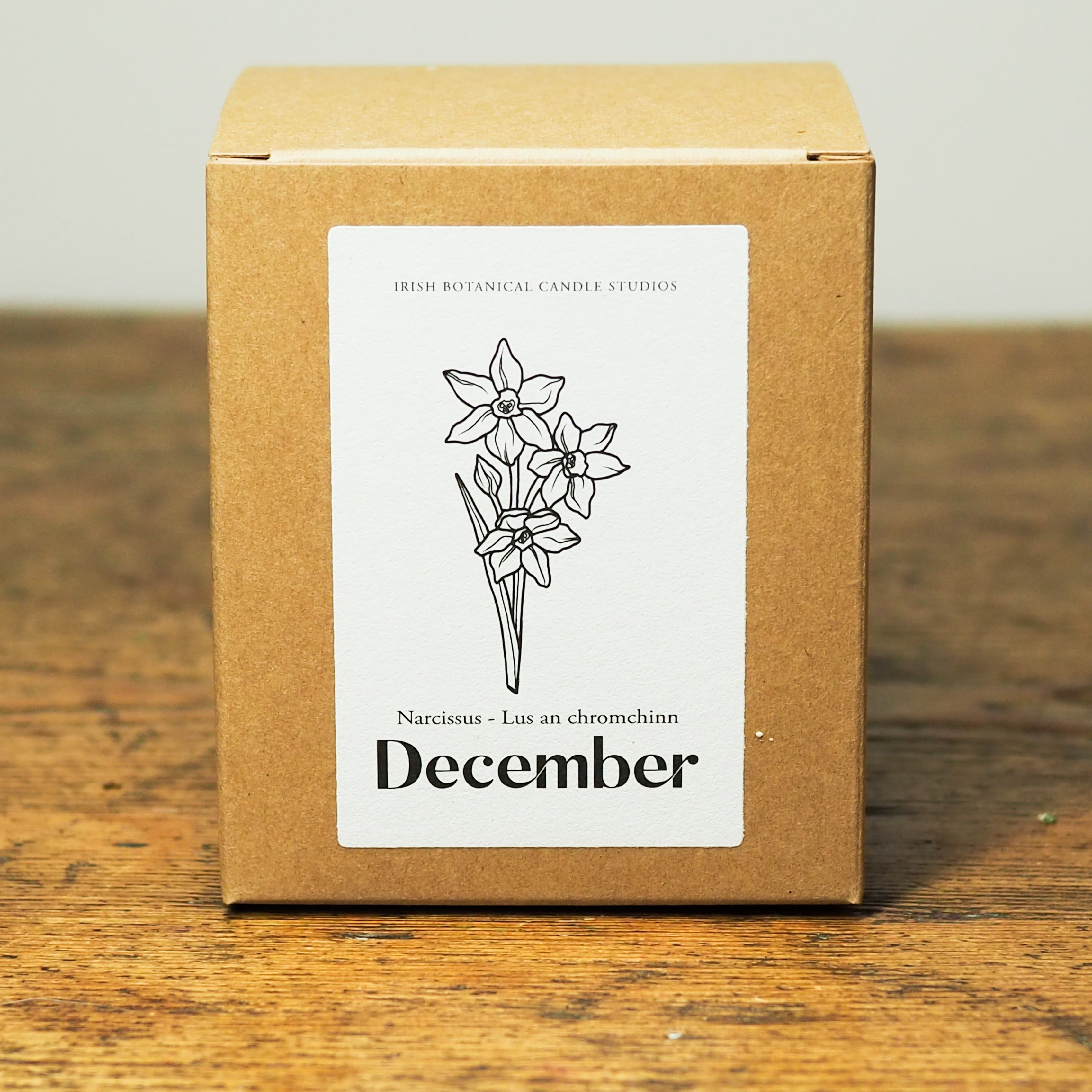 Narcissus - December Birth Flower Candle