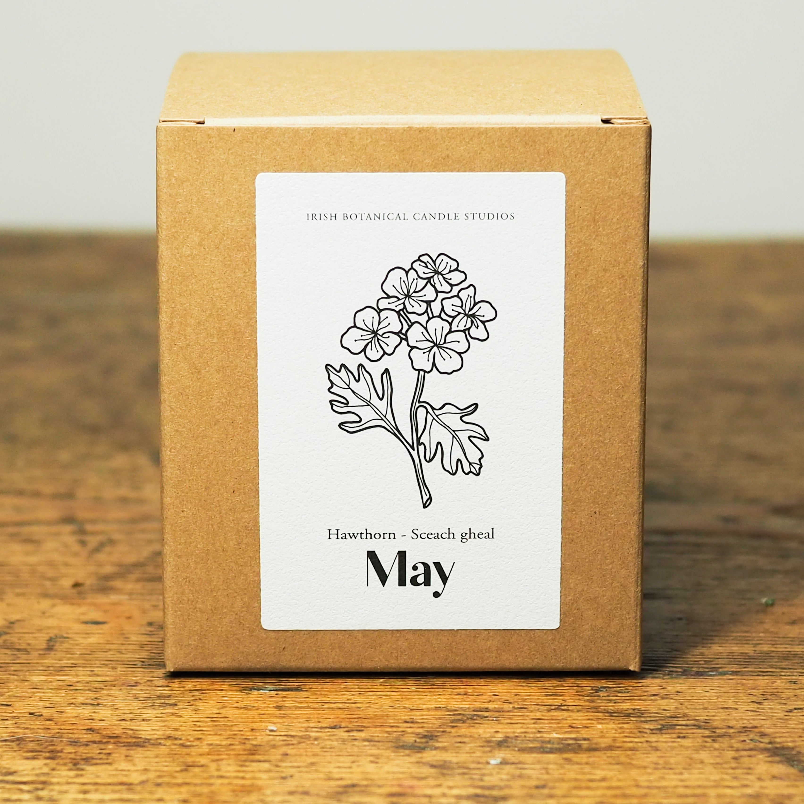 Hawthorn - May Birth Flower Candle