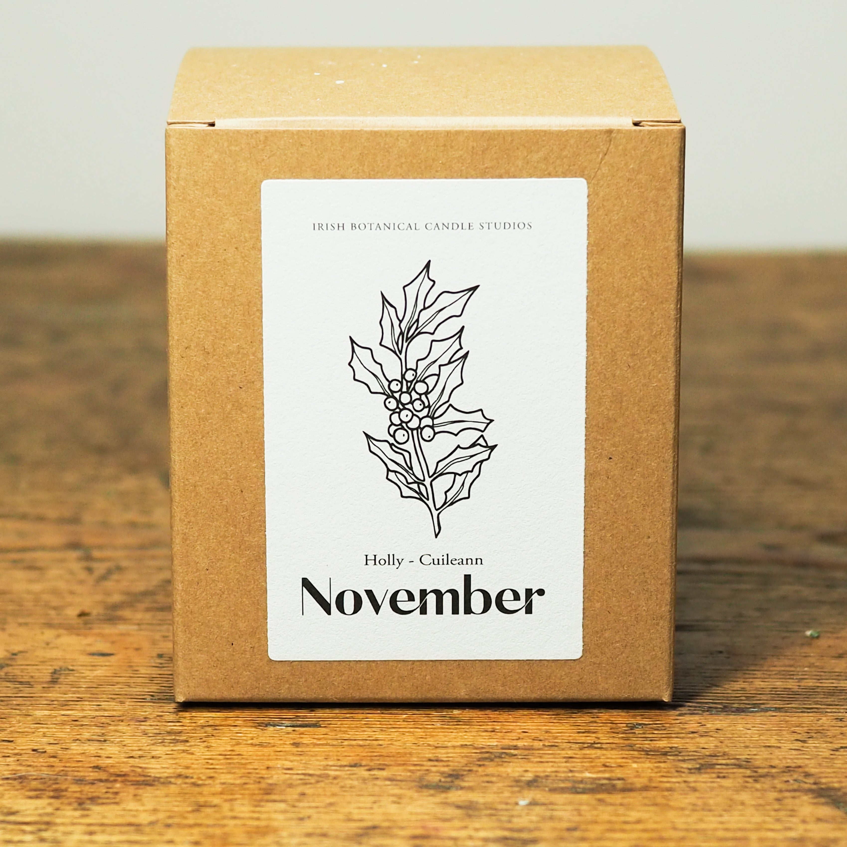 Holly - November Birth Flower Candle