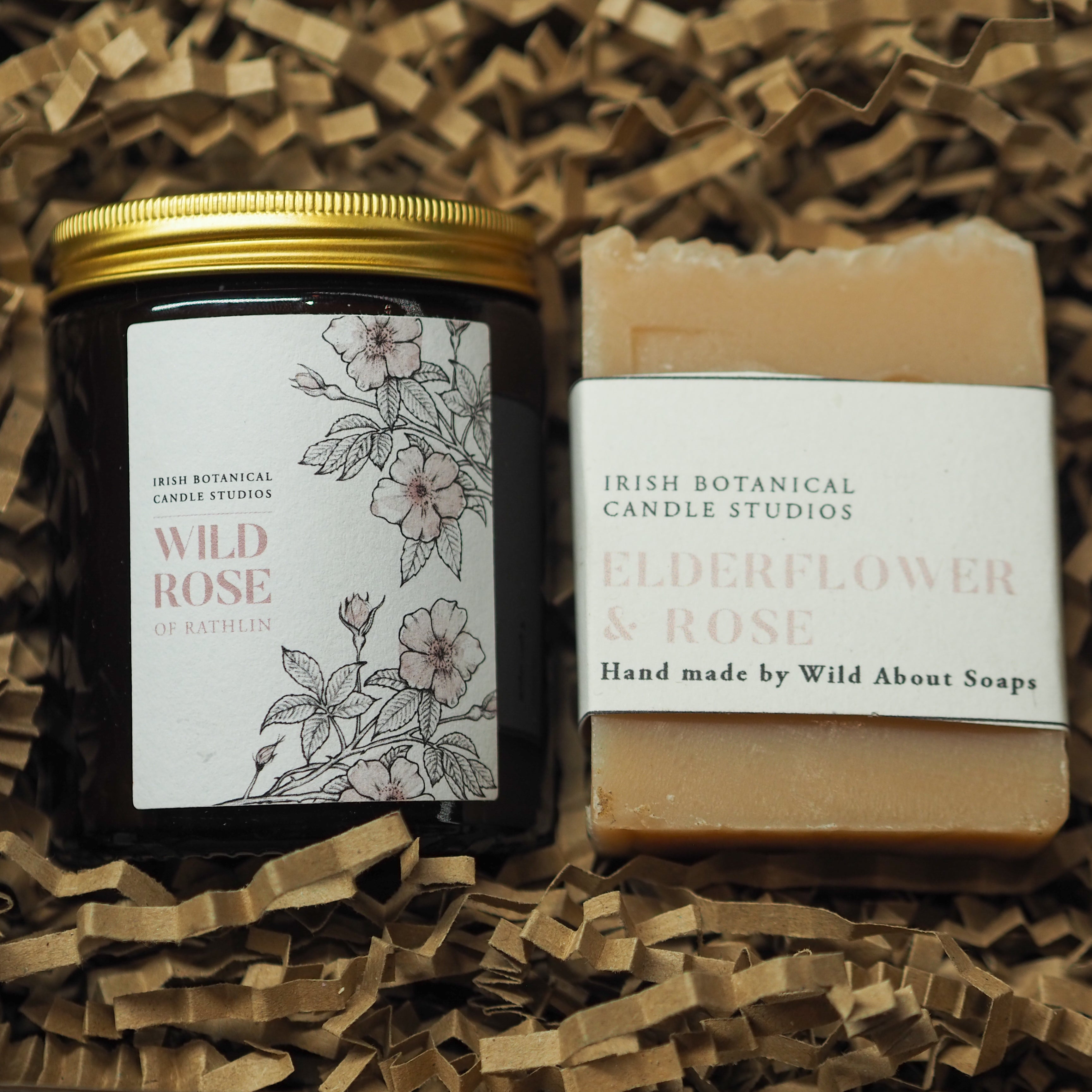 Build your own Irish botanical candle and soap gift box