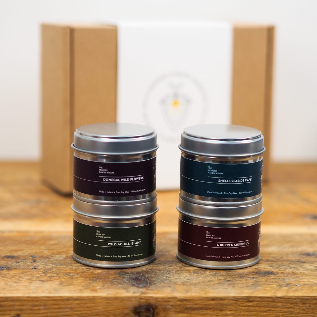 Wild Atlantic Way Gift Box Travel Size - The Bearded Candle Makers