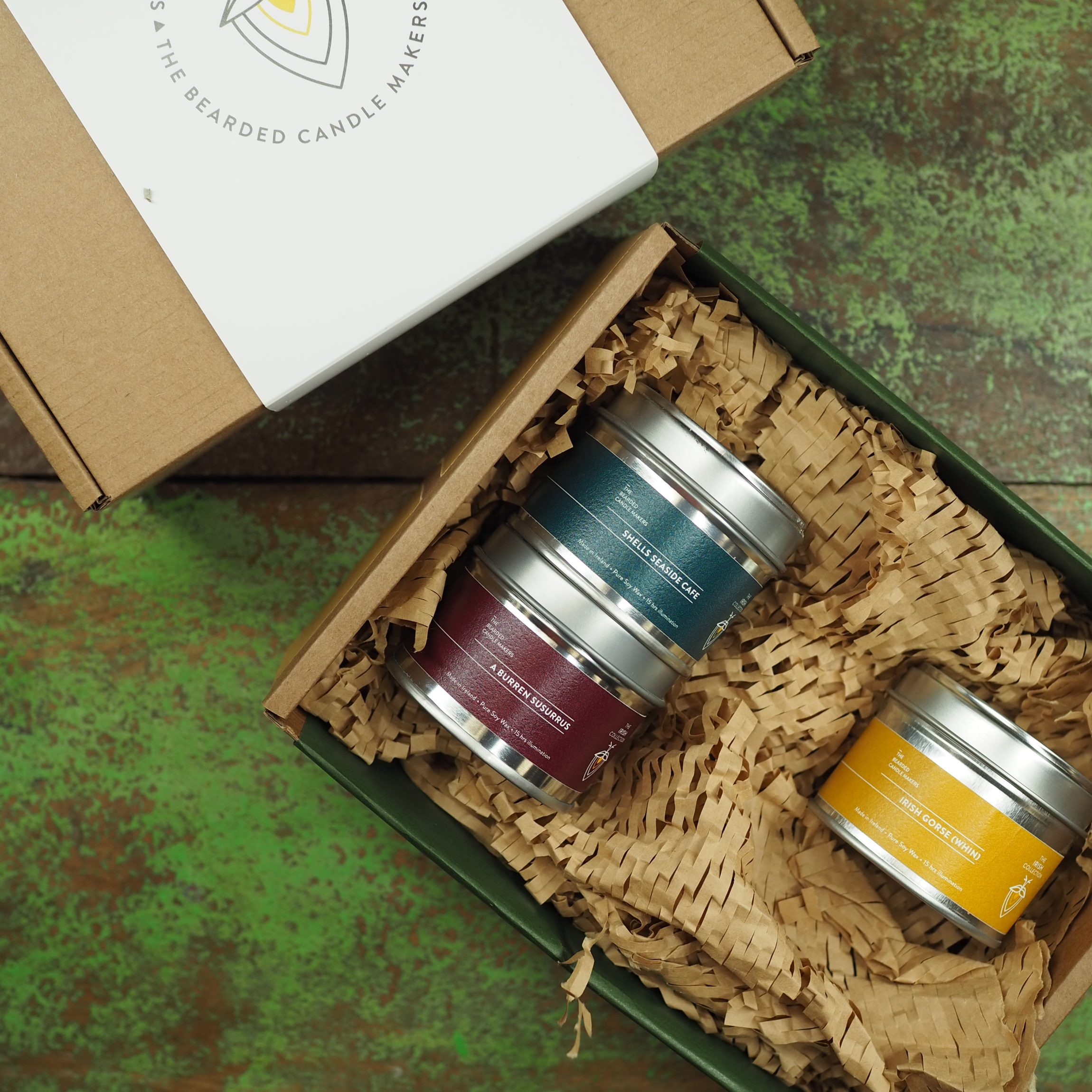 Mini Candle Trio Gift Box - The Bearded Candle Makers